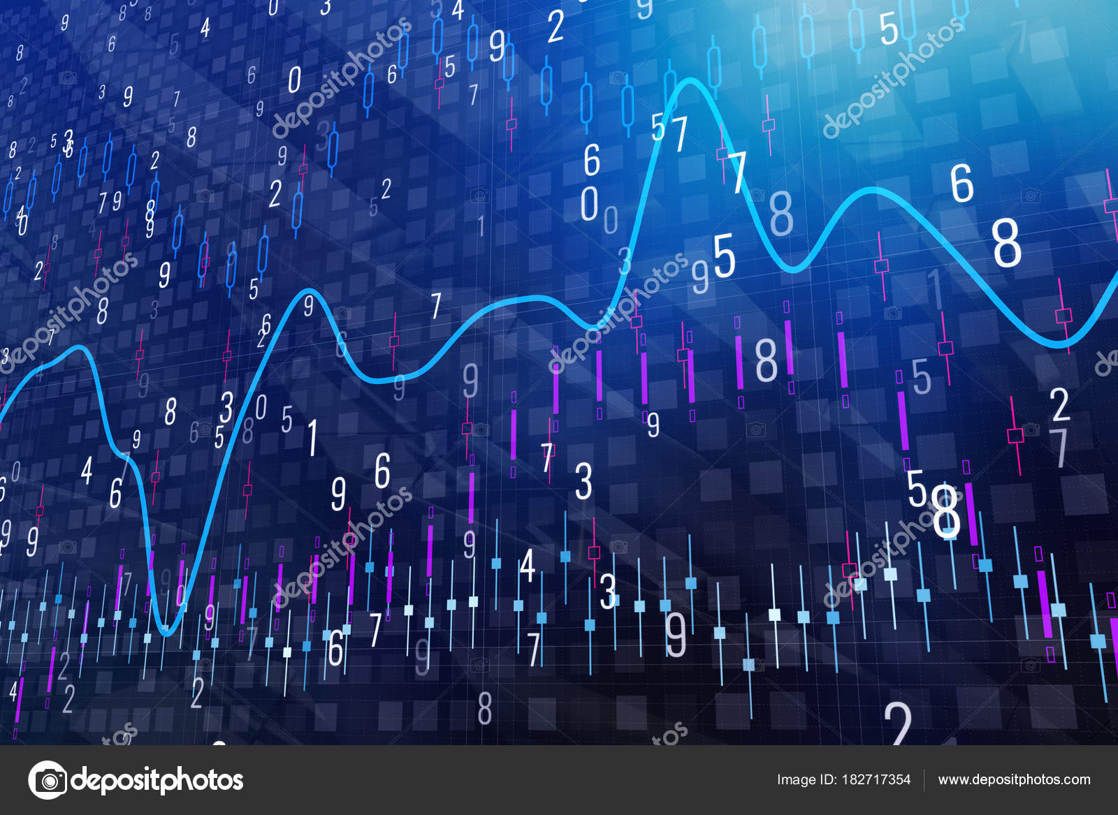Forex Chart Wallpaper !   Stock Photo C Peshkova 182717354 - 